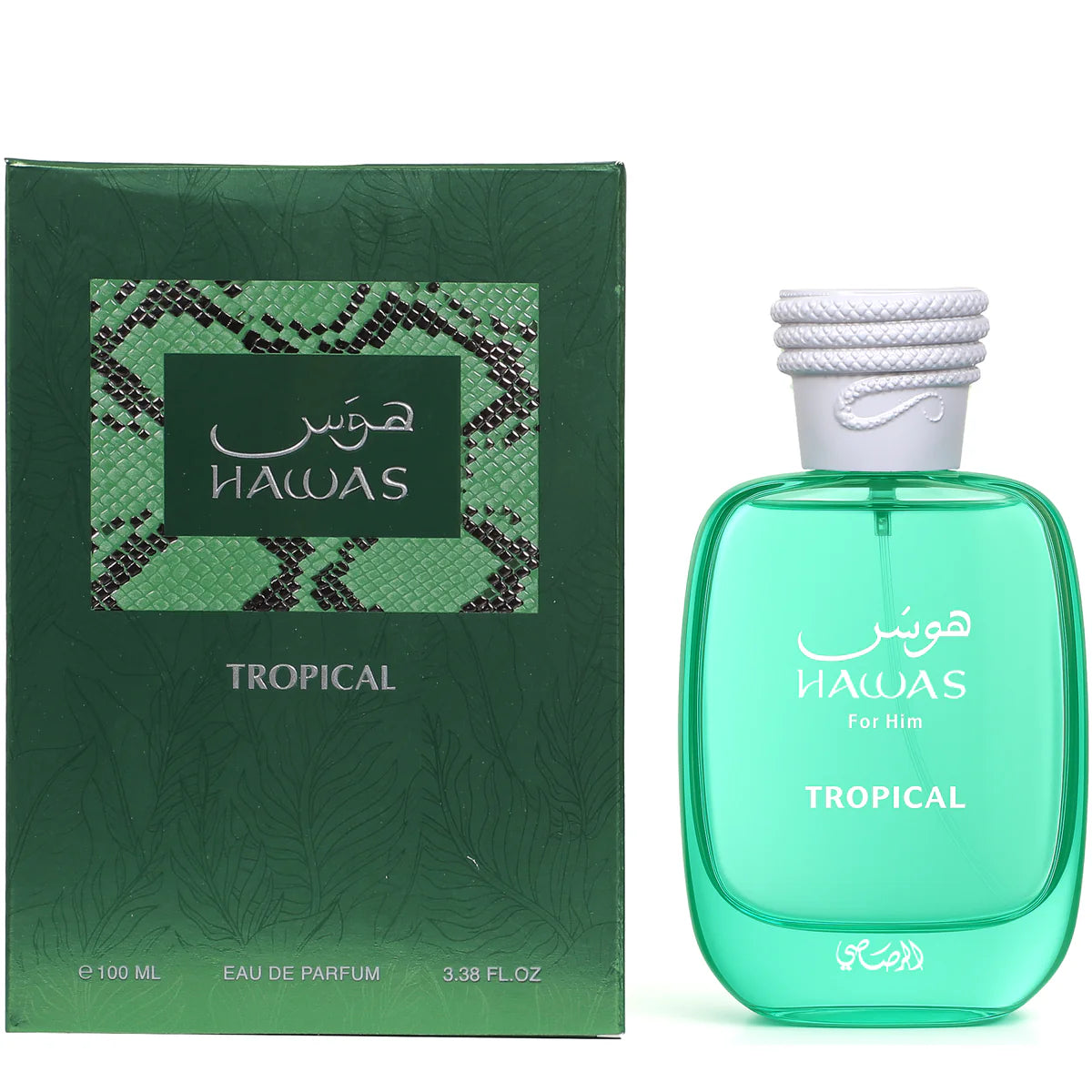 Hawas Tropical Eau De Parfum Spray 100 ML (3.4 Oz) By Rasasi