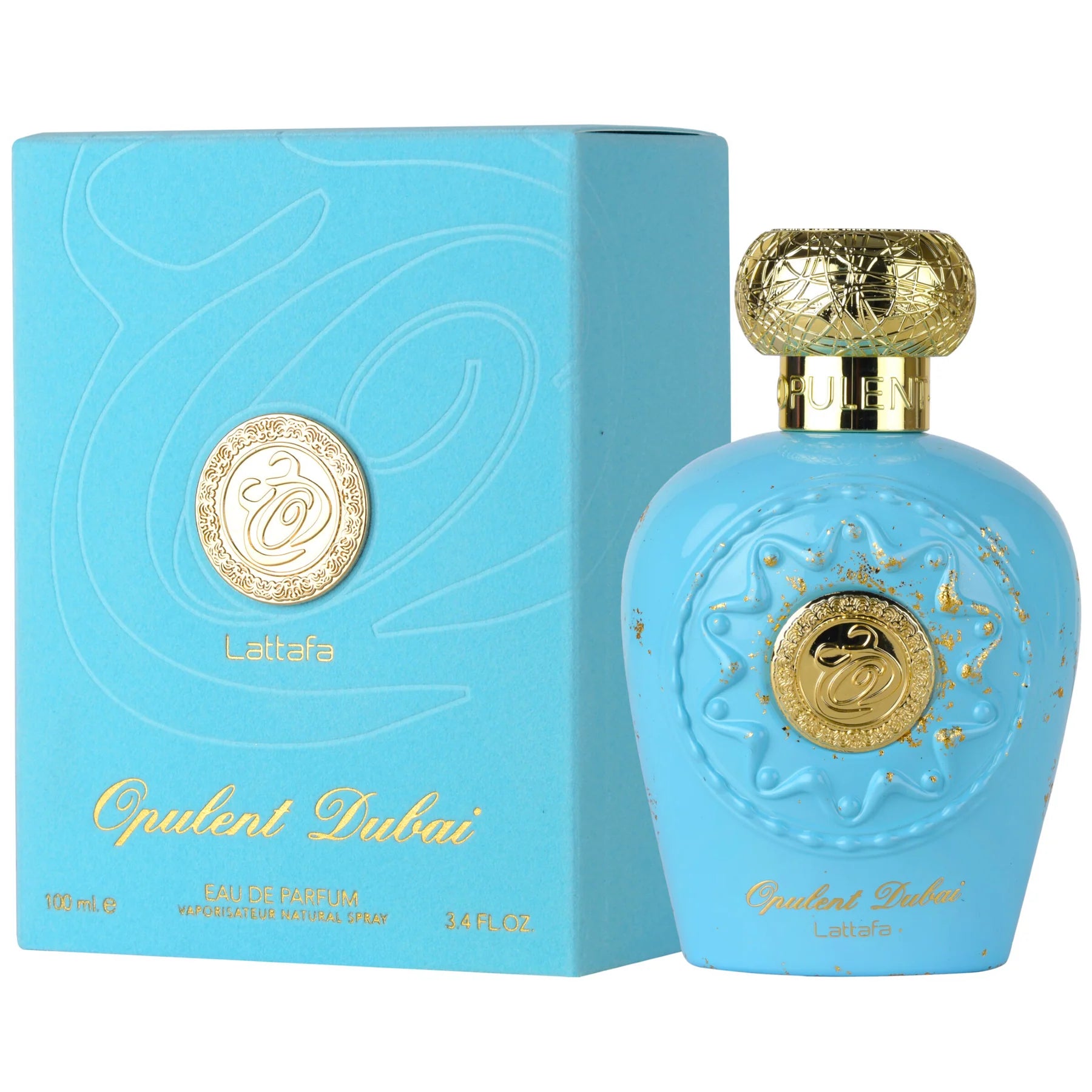 Lattafa Opulent Dubai EDP 3.4 oz – Citrus Floral Woody Unisex Perfume