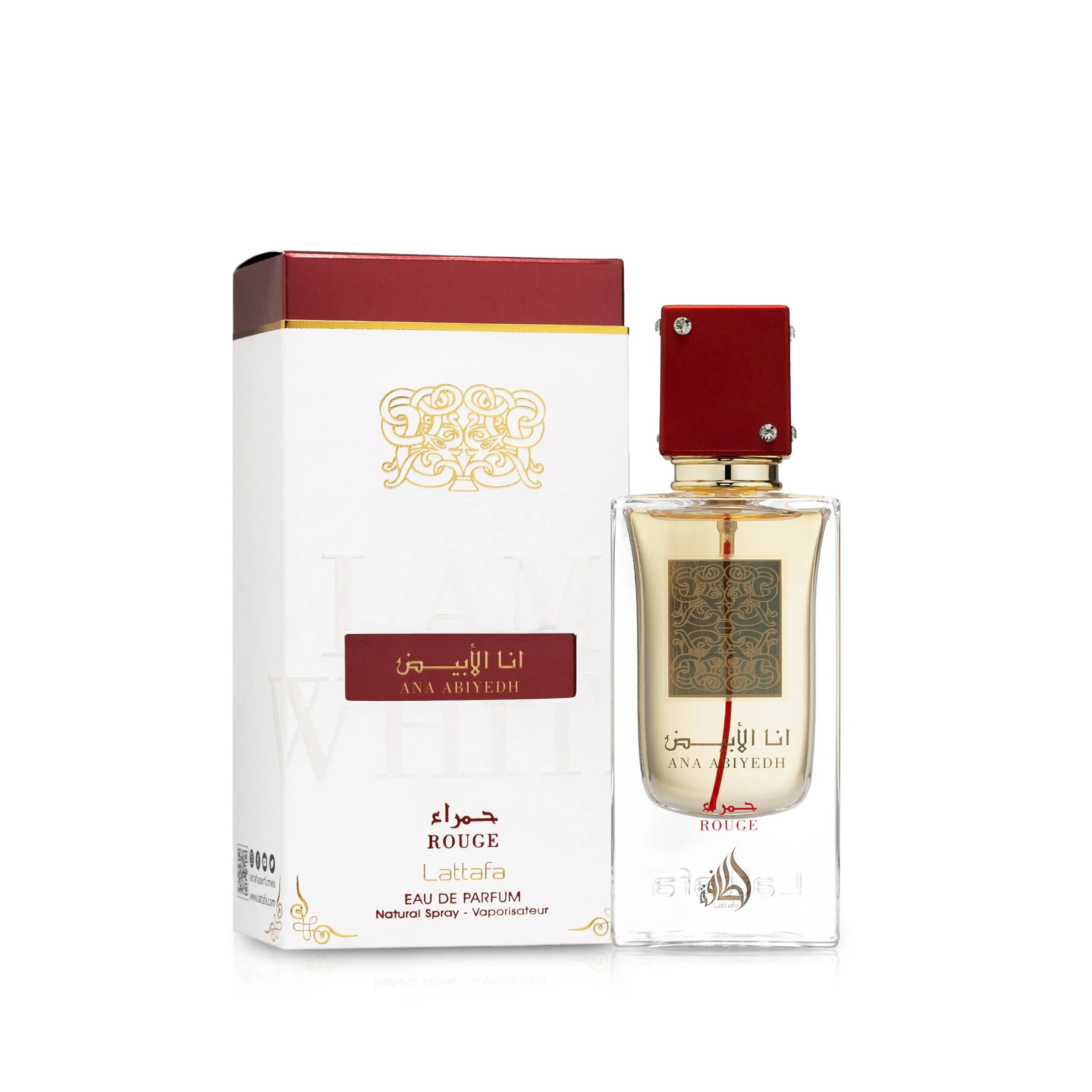 Lattafa Ana Abiyedh Rouge Unisex EDP 60 ML