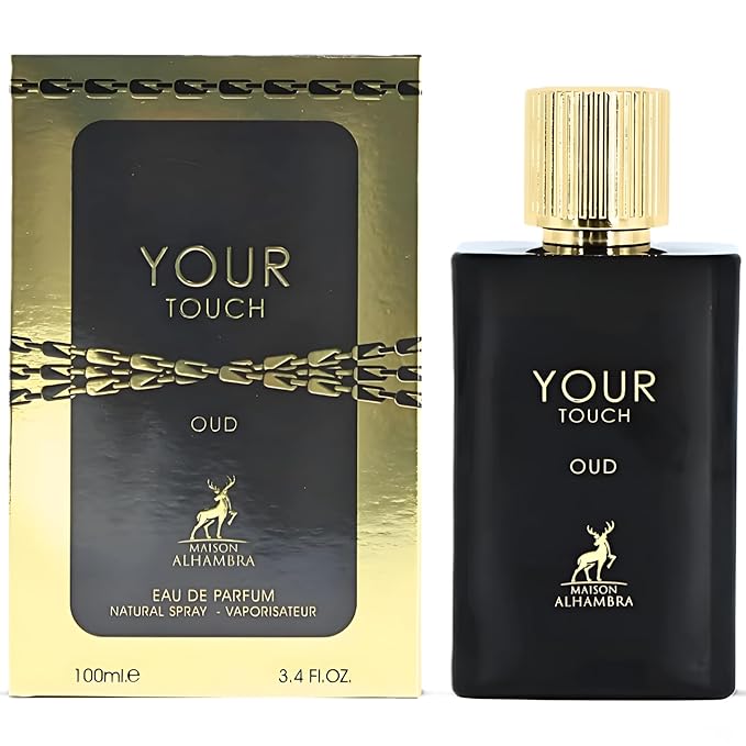 Maison Alhambra Your Touch Oud Eau De Parfum – Aromatic Oud & Vanilla Long Lasting Fragrance