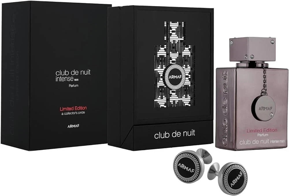 ARMAF CLUB DE NUIT INTENSE MAN LIMITED EDITION + CUFF LINKS  3.6 Oz PARFUM
