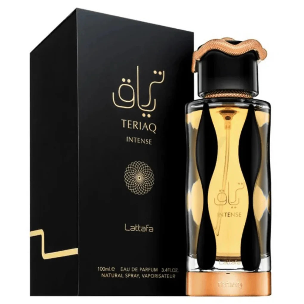 LattafaUnisexTeriaqIntenseEDTSpray3.4oz