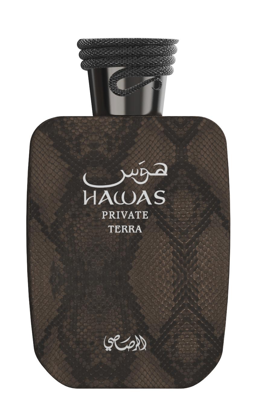 Rasasi Hawas Private  Terra Extrait De Parfum Spray 3.4 oz